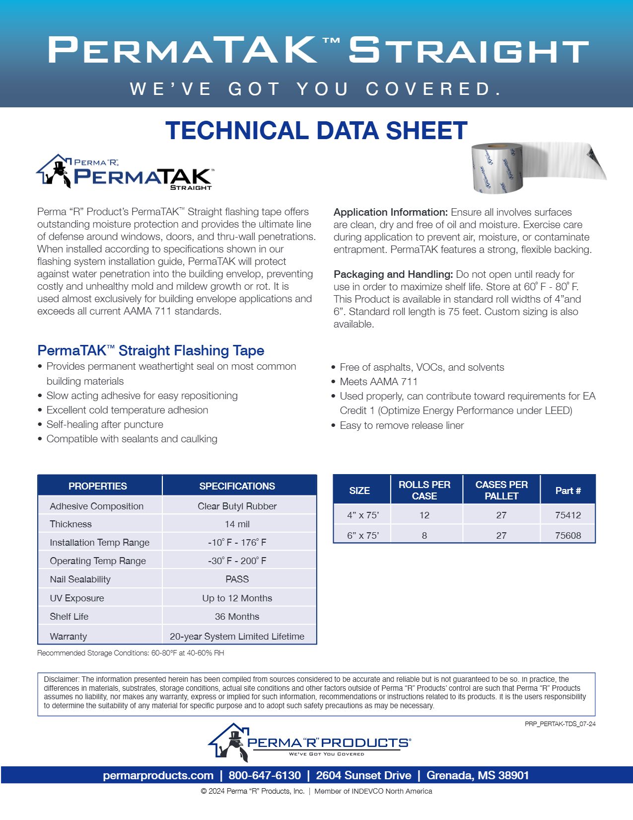 PermaTAK_Tech Data Sht_7-24-1 PermaTAK_Tech Data Sht_7-24-1